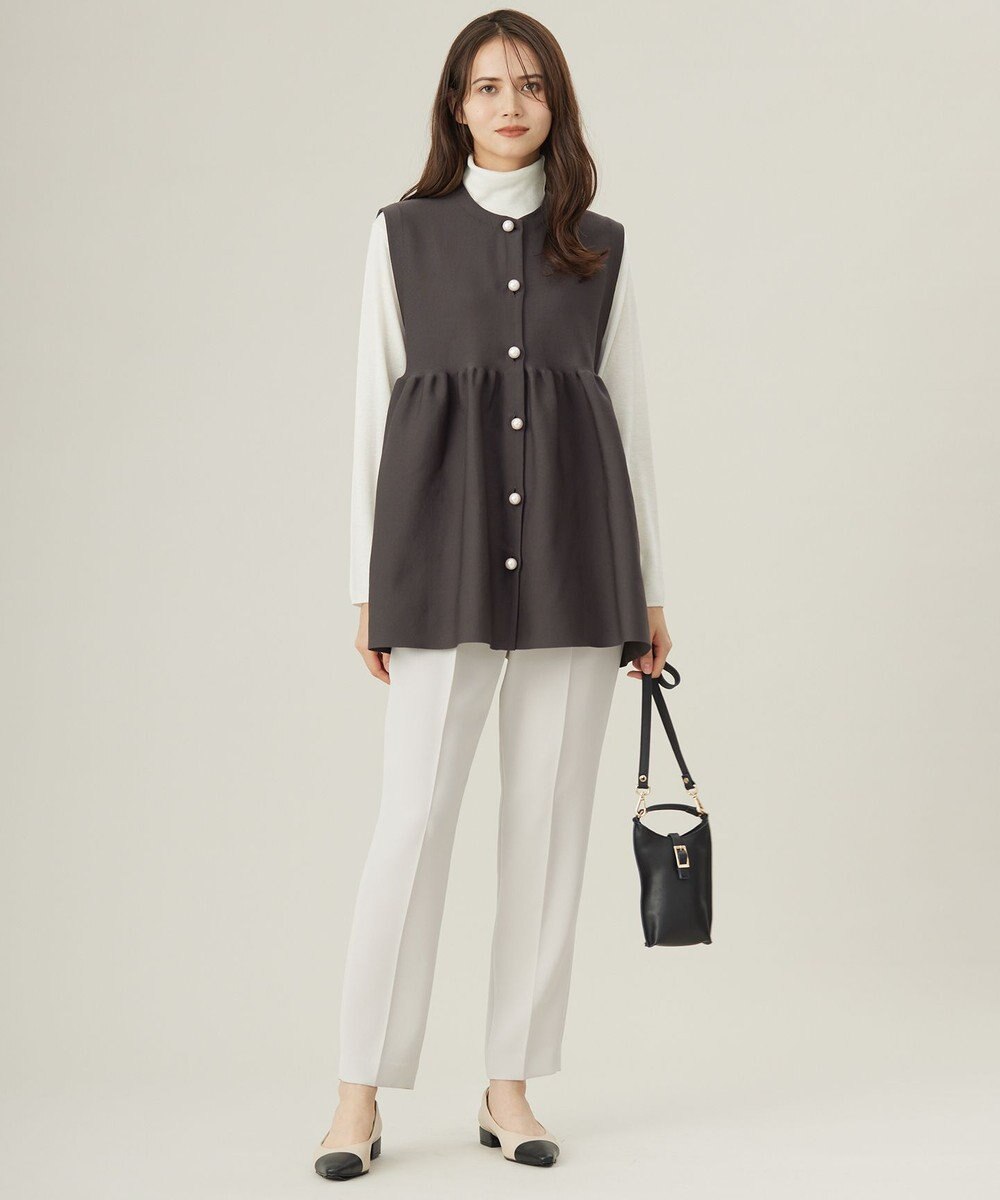 自由区 L 【19号サイズまで展開・カタログ掲載・セットアップ対応】トリアセダブルクロステーパード パンツ 