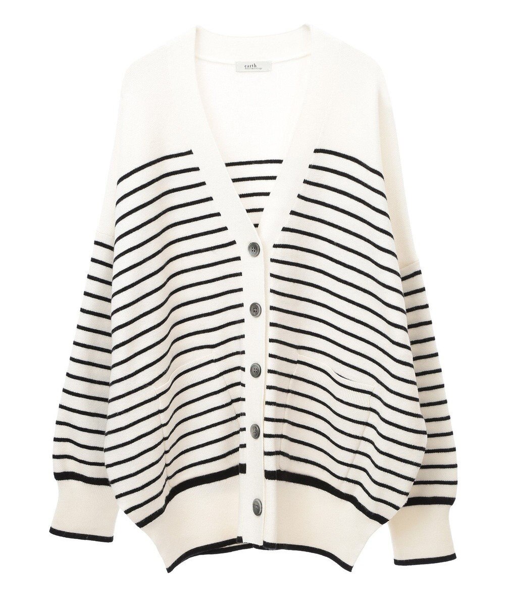 earth music&ecology やわらかタッチカーディガン 