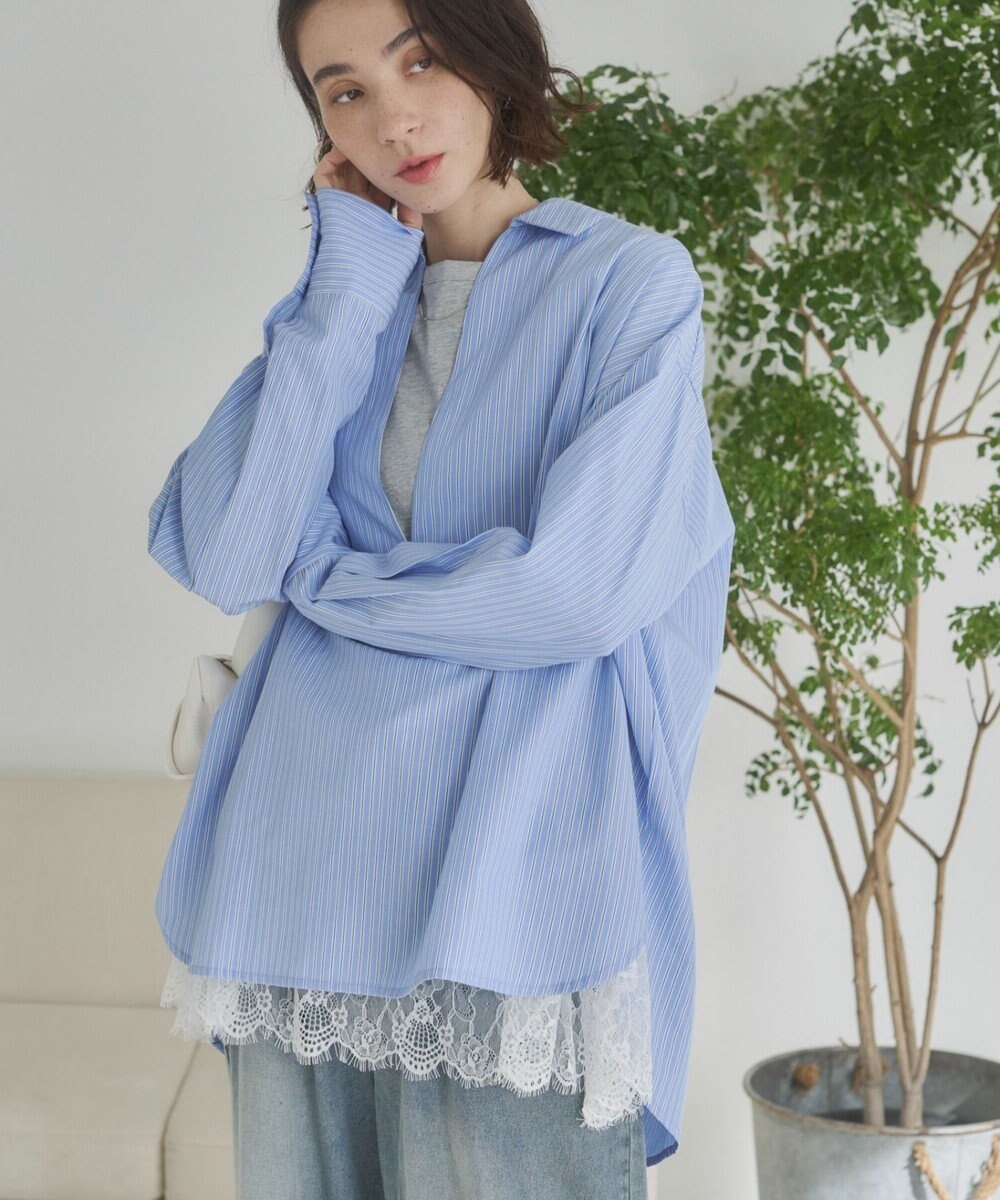 WEGO 【ANGIE VINTAGE】スキッパーシャツ 