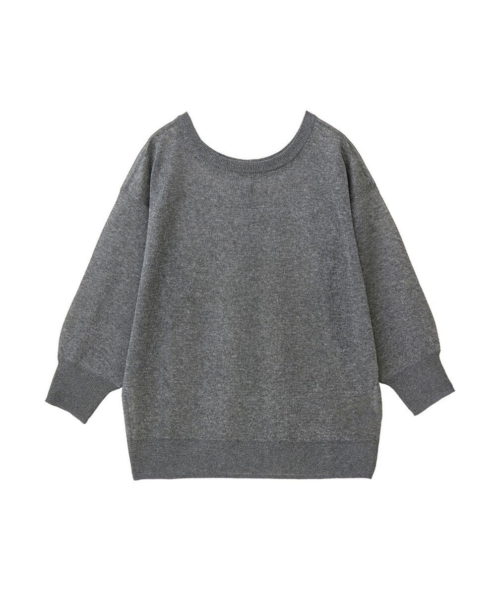 Green Parks ２ｗａｙ　７分袖ブライトシアーニットプルオーバー 