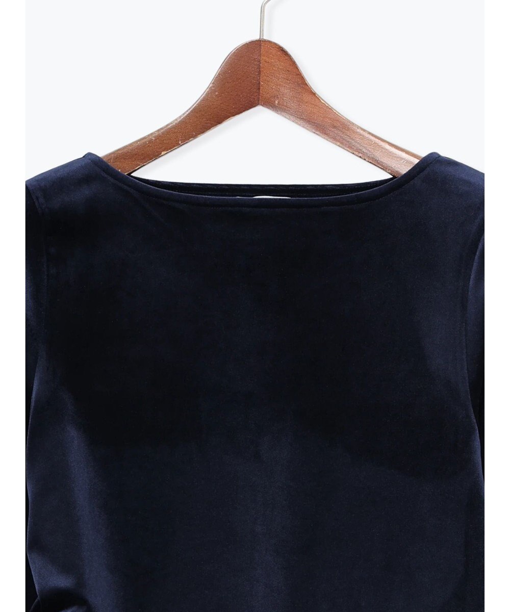 Te chichi ベロアサイドギャザートップス 