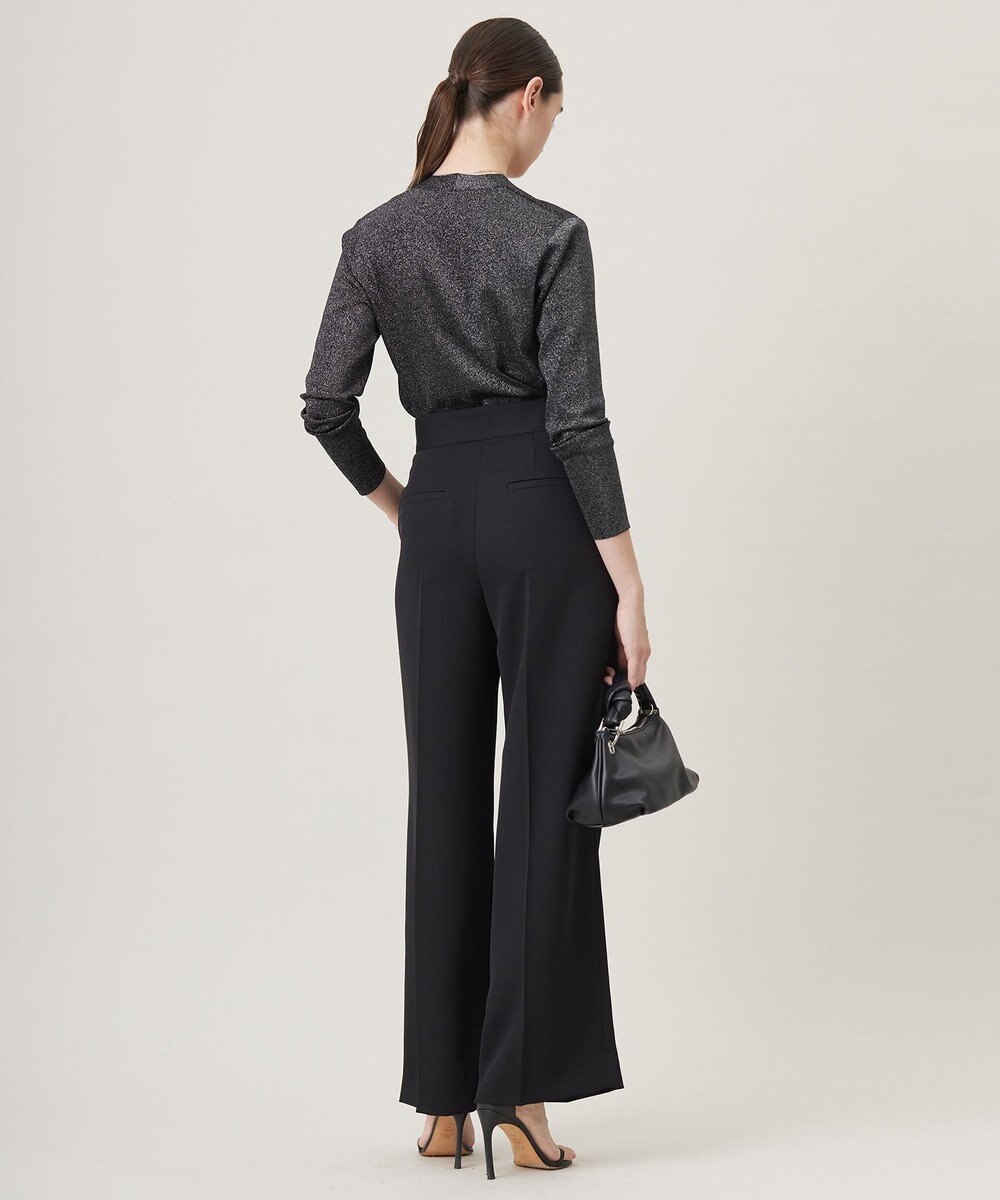 ICB 【洗える】 シンセティックフルニードル Vネックプルオーバー 