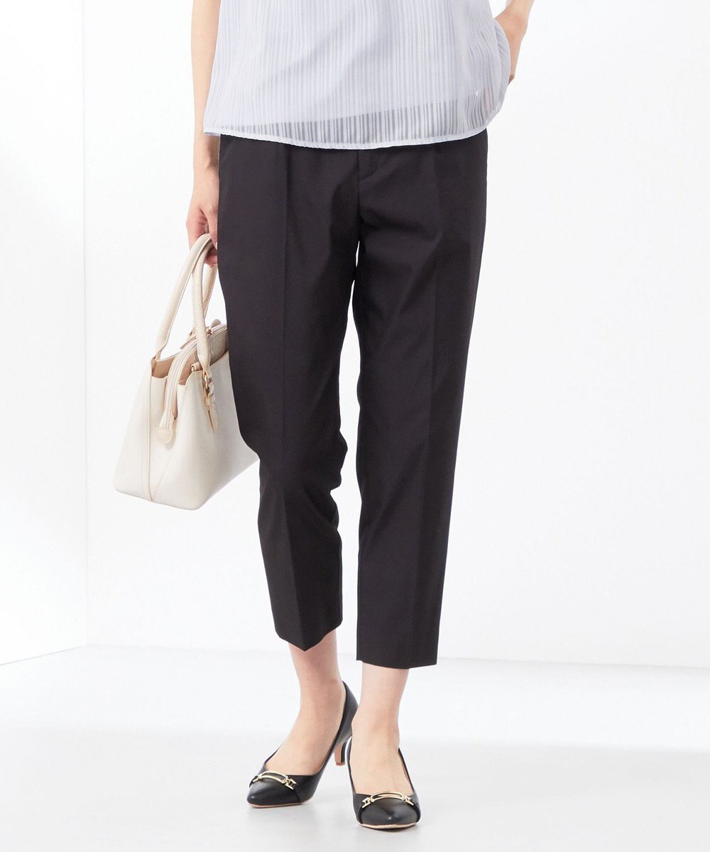 ANY SIS 【UVケア・接触冷感・撥水】クールタッチミラクルガード テーパード パンツ 