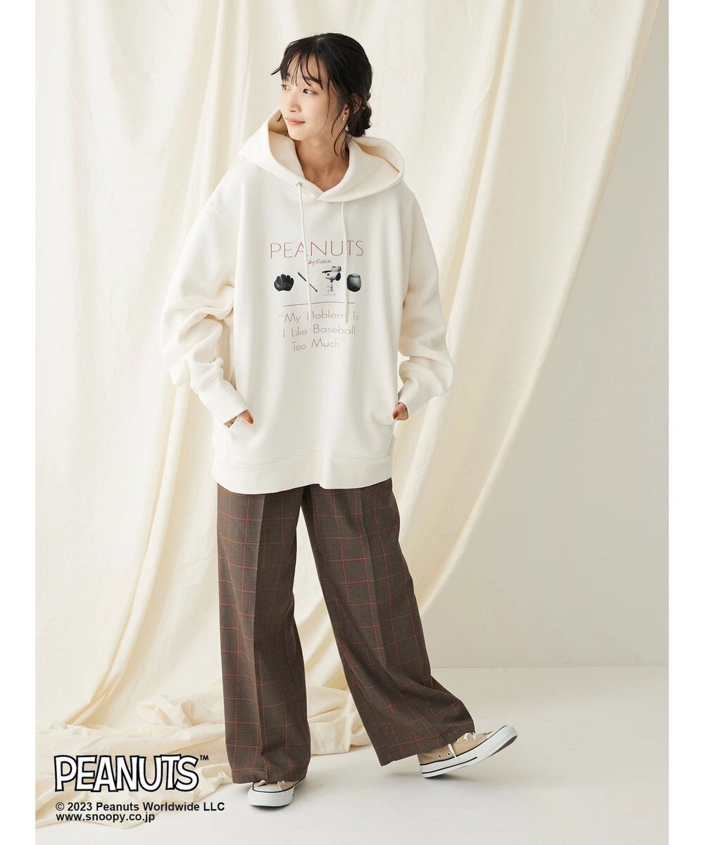 CRAFT STANDARD BOUTIQUE ＰＥＡＮＵＴＳ裏起毛スウェットパーカー 