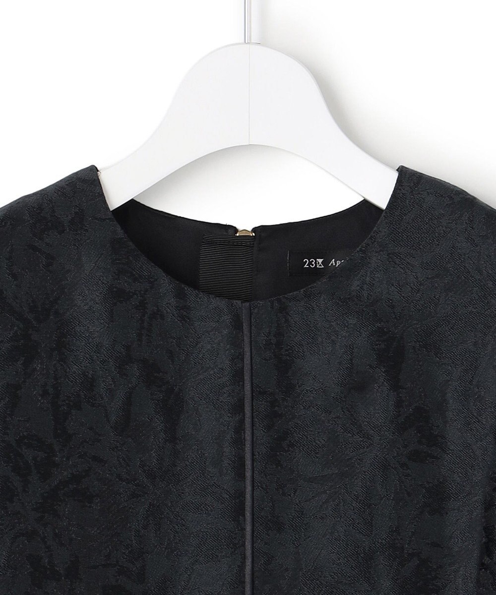 23区 S 【APPLAUDIR】シアーフラワージャカード ドレス 