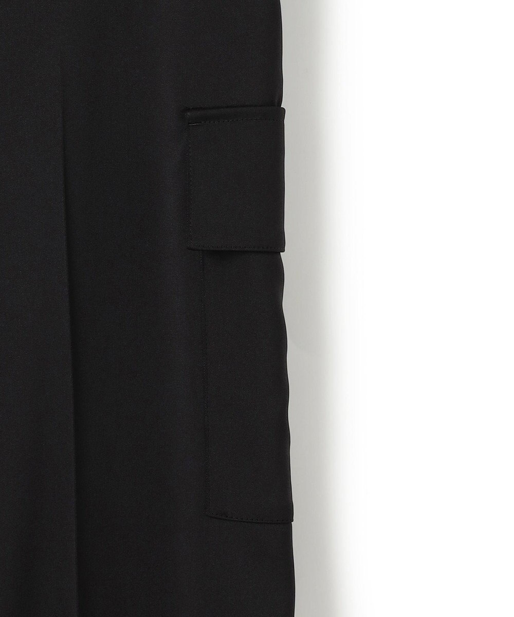 ICB L 【スマートバック仕様・洗える】ストレッチダブルサテン カーゴパンツ 