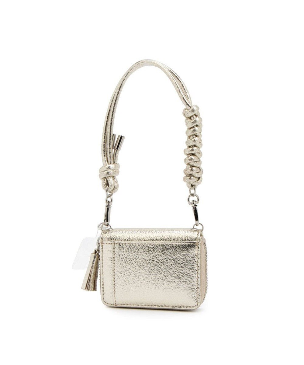 UNBILLION ペルケ perche / ドット刺繍ジャバラチャームウォレットショルダー 