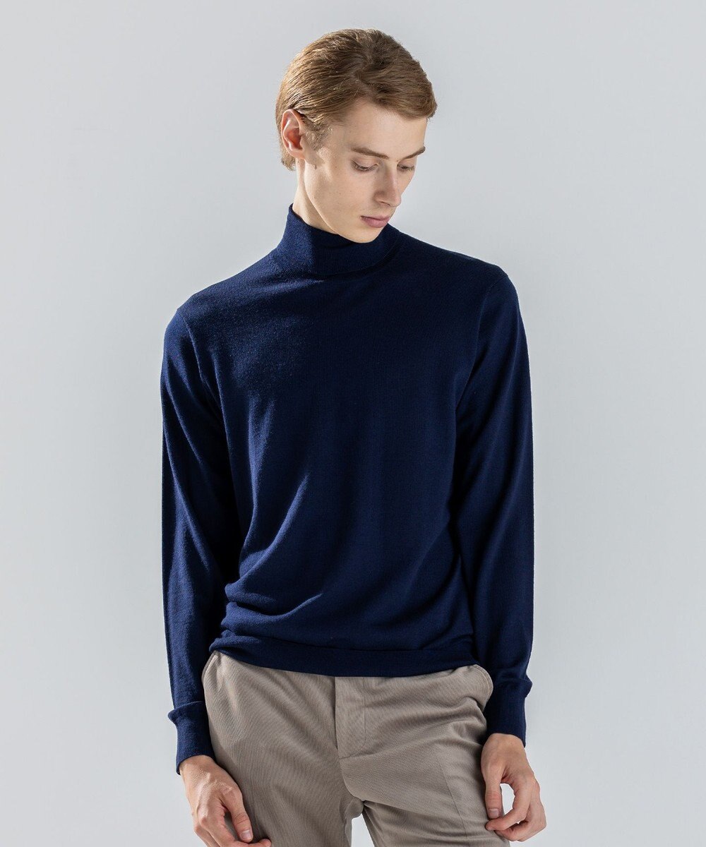 JOSEPH HOMME ウォッシャブルメリノ　タートルネックニット 