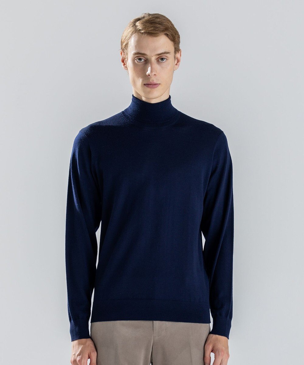 JOSEPH HOMME ウォッシャブルメリノ　タートルネックニット 