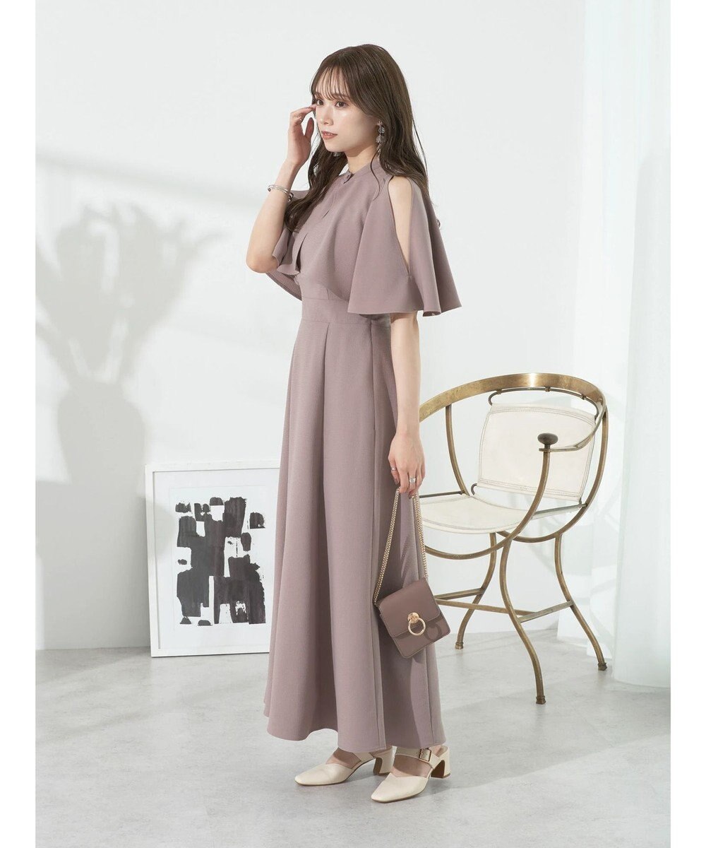 earth music&ecology ＳＥＴ２点ケープ＋キャミワンピース 