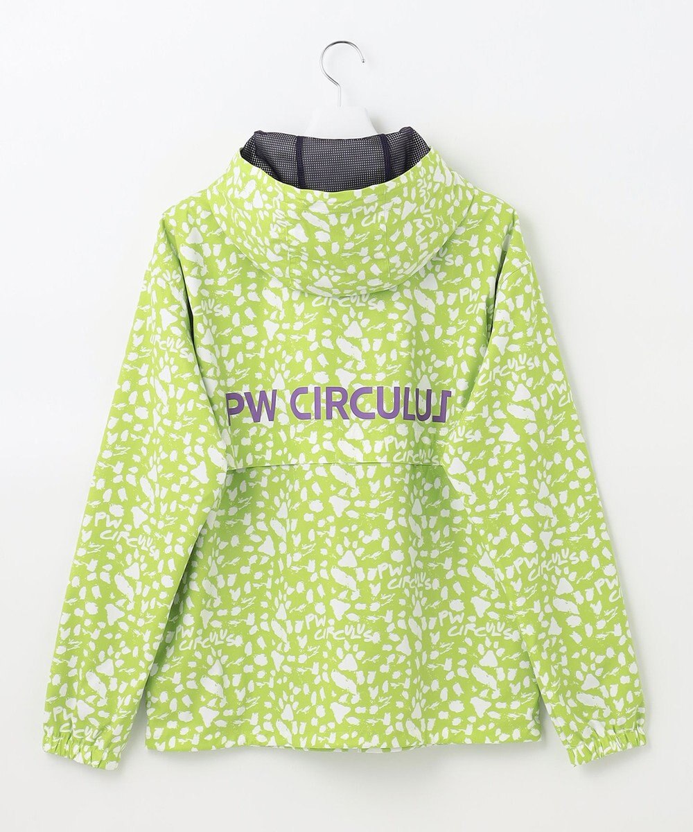 PW CIRCULUS 今が旬！【MEN】【洗える/ストレッチ】アニマルプリント ジップアップ フーデッド ブルゾン 