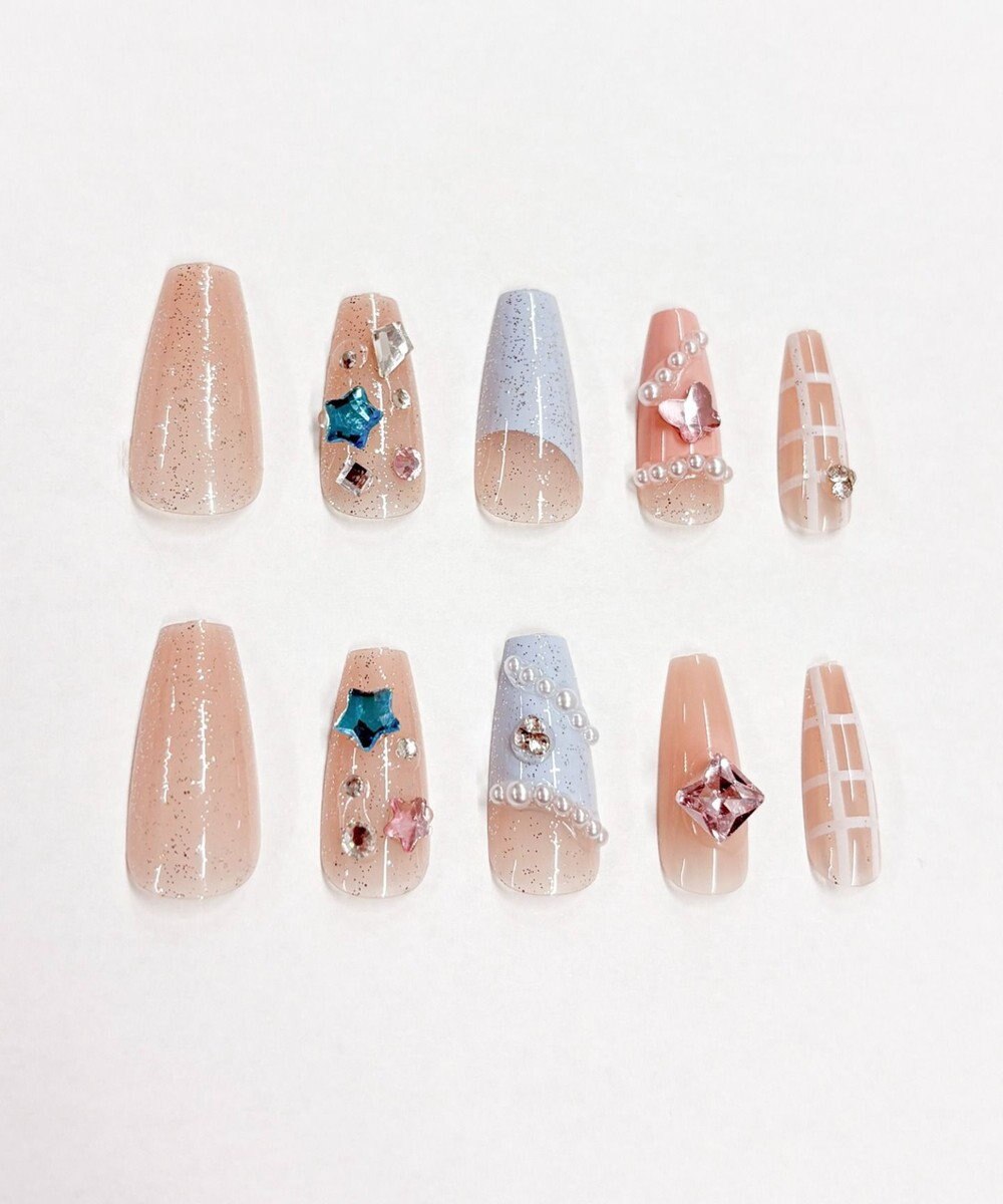 WEGO デザインネイルチップ 