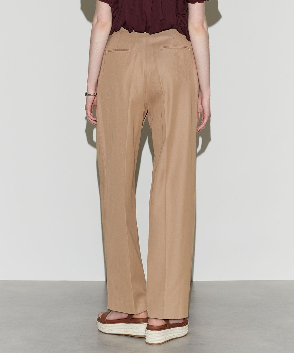 NAVE 【Nave　洗える】バルキーツイル   タックパンツ 