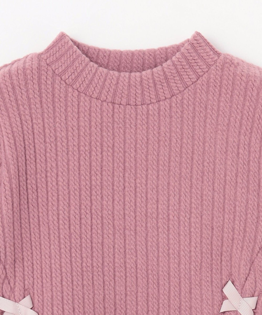 ANY KIDS 表起毛 レースアップ チュニック 