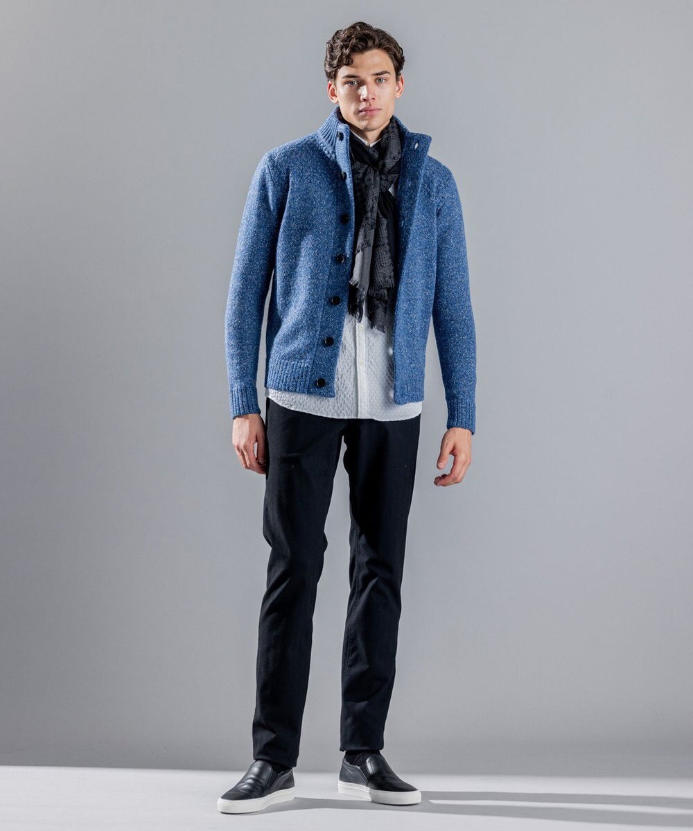 JOSEPH HOMME ソフトヘリンボンストレッチ / CIGAR 5P 