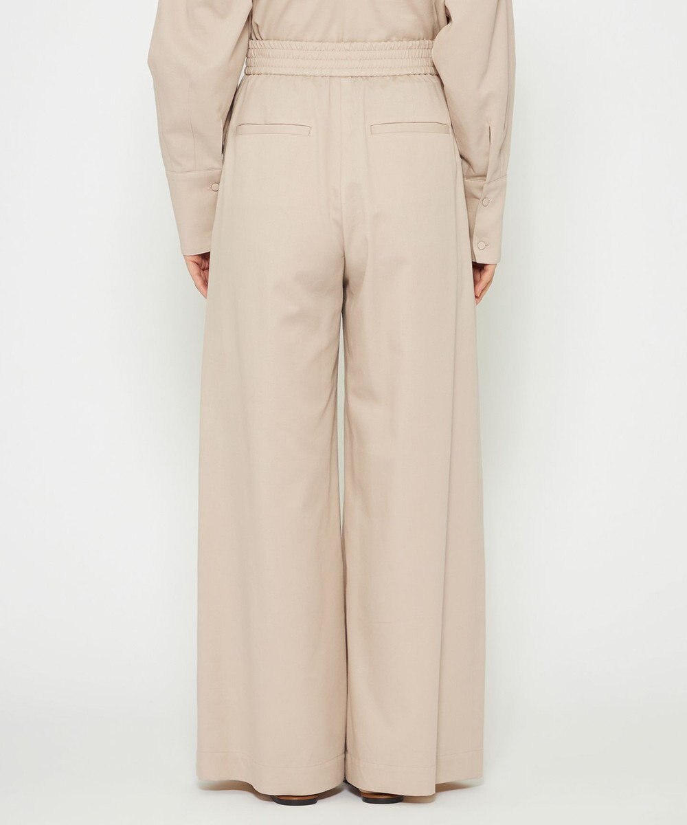 uncrave 【手洗い可】シャンブレー タック パンツ（uncrave WHITE） 