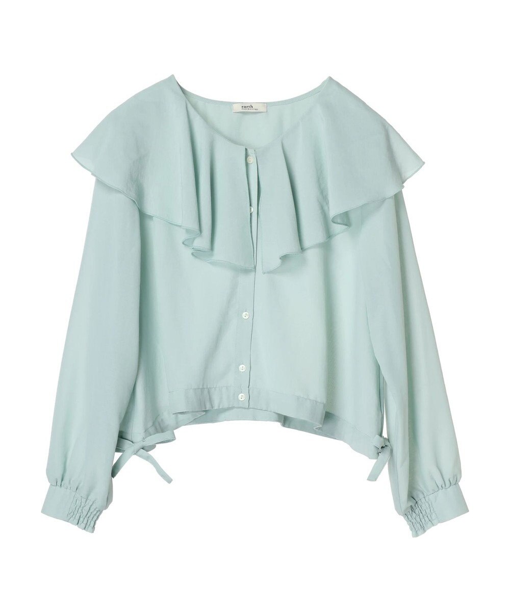earth music&ecology ラッフルシアードロストブラウス 