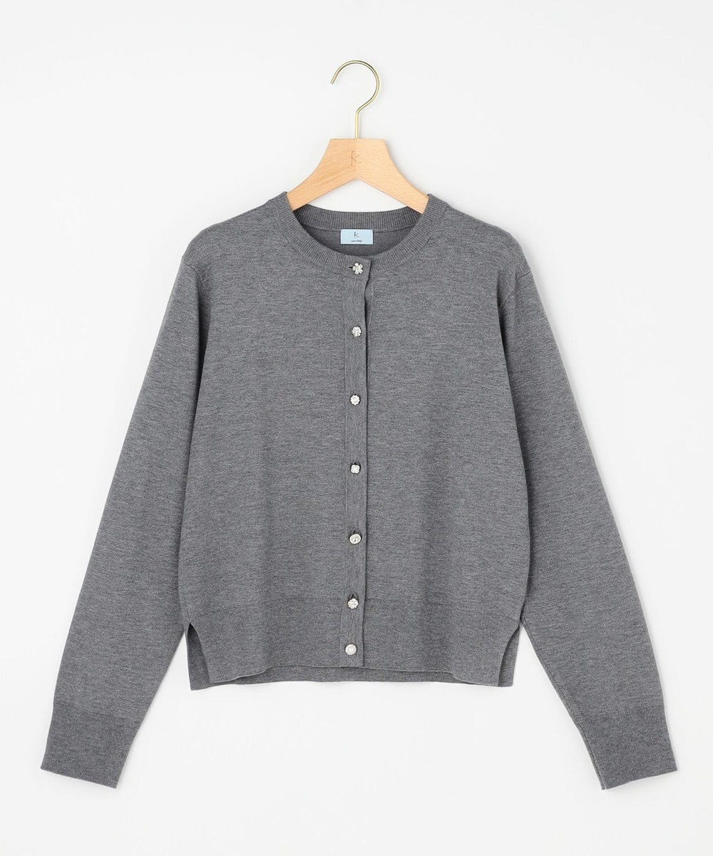 組曲 【先行予約】アトランダムビジューボタンカーディガン 