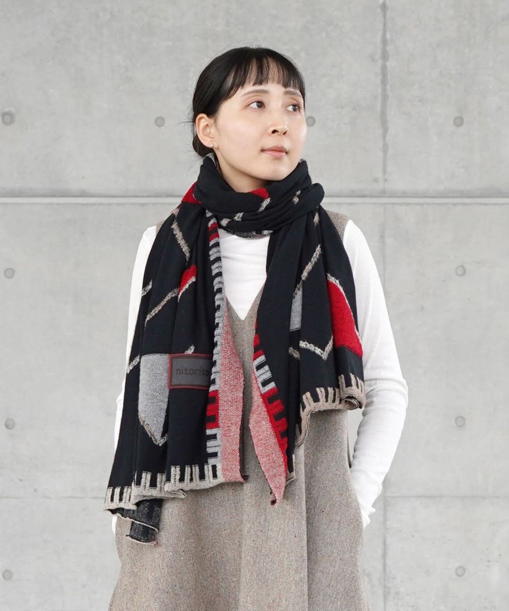 nitorito 【UNISEX】迷路 ストール 