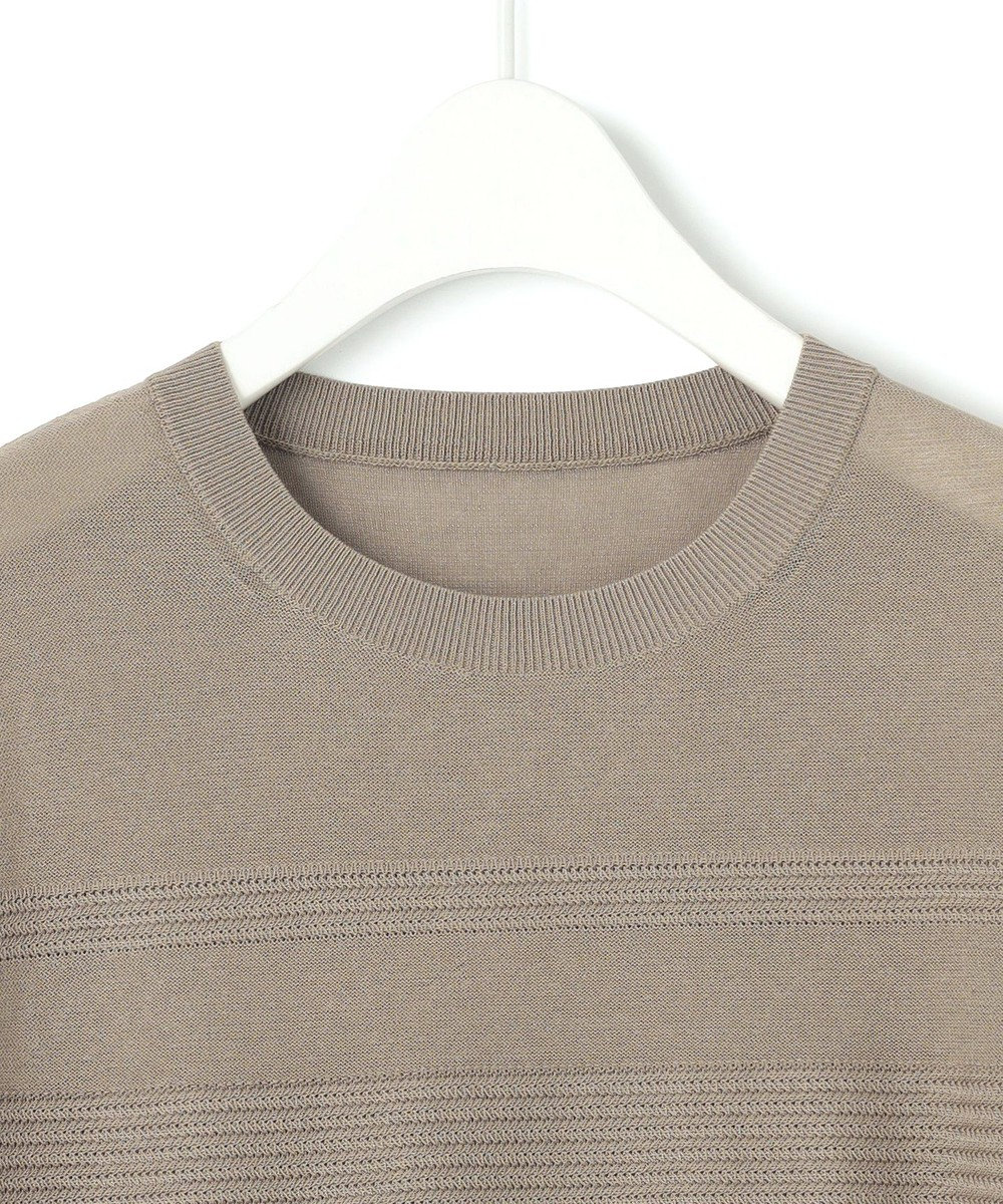 ICB 【洗える】 レースパターン ニット 