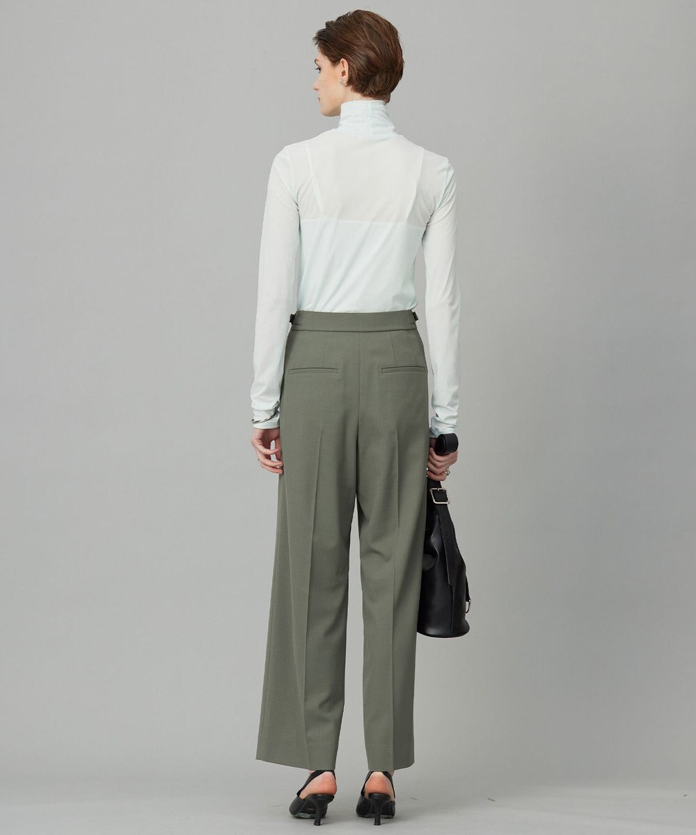 ICB 【洗える】 パウダリーチュール ハイネックトップス 