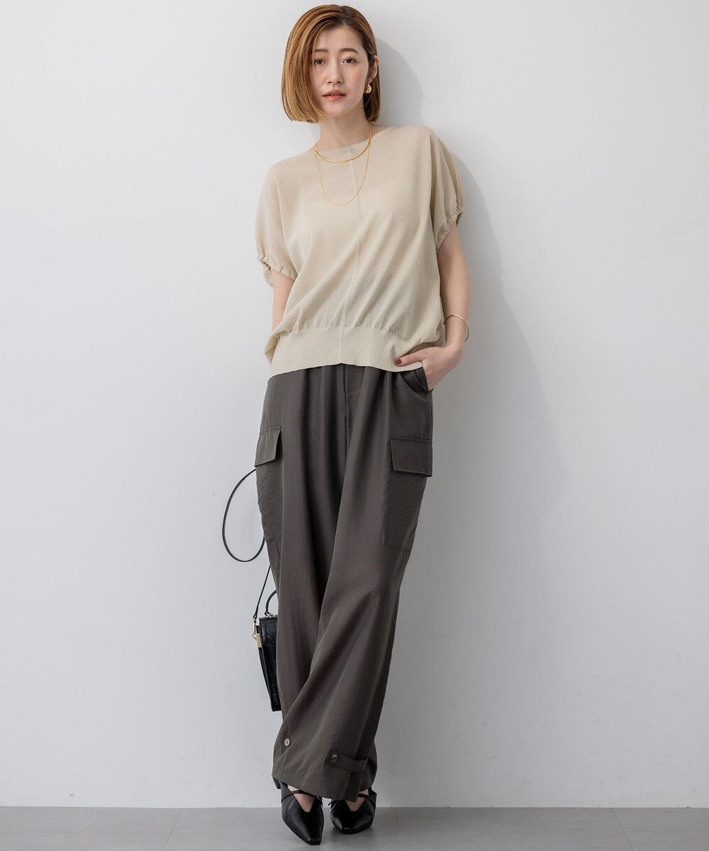 23区 S 【SLOW/一部店舗限定】ブライトヴィンテージクロス カーゴパンツ 