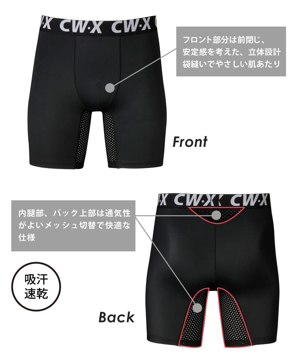 CW-X 【MEN】スポーツショーツ　ボクサー　吸汗速乾　/ワコール　HSO100 