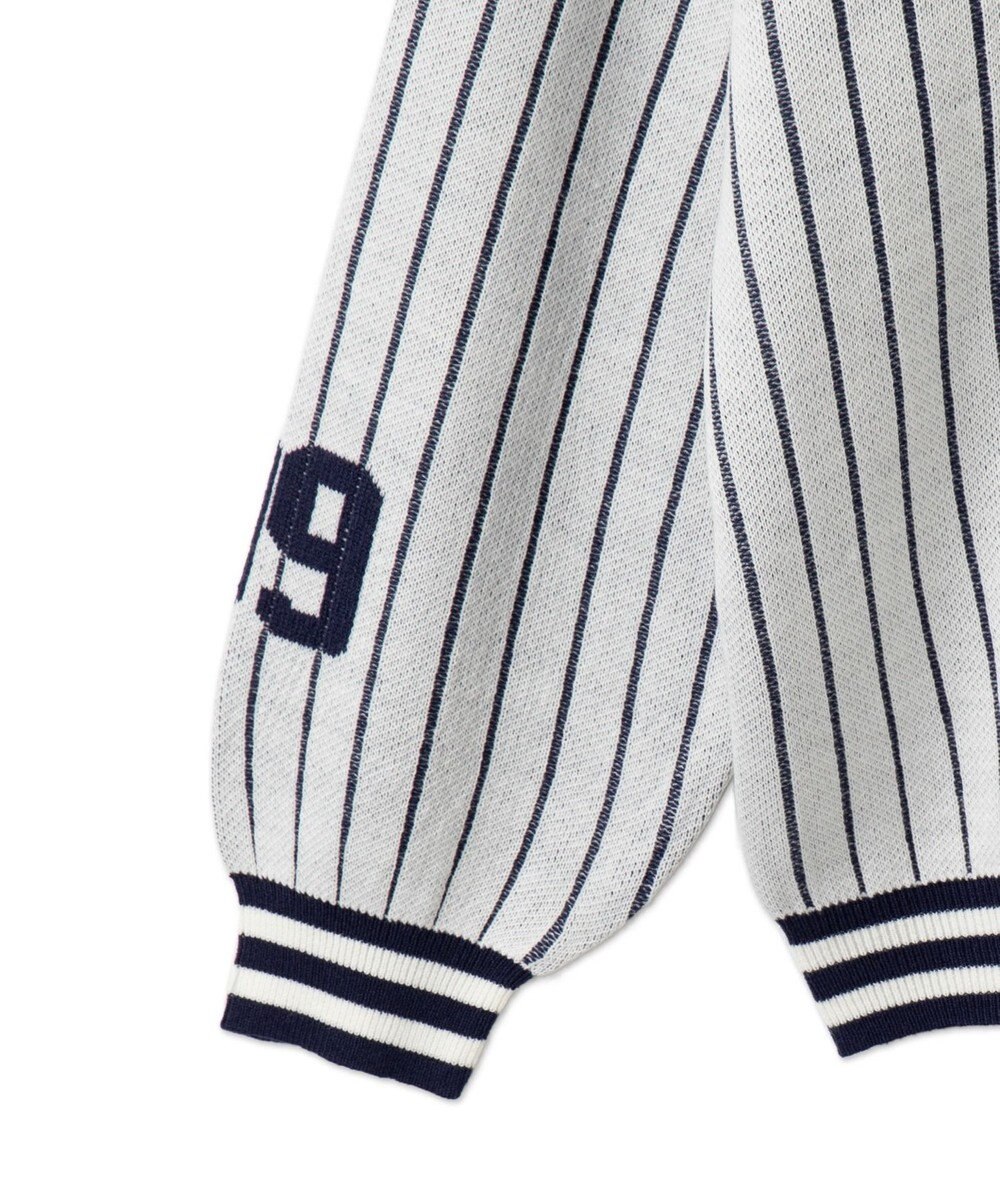 WEGO ベースボールグラフィックプルオーバーニット 