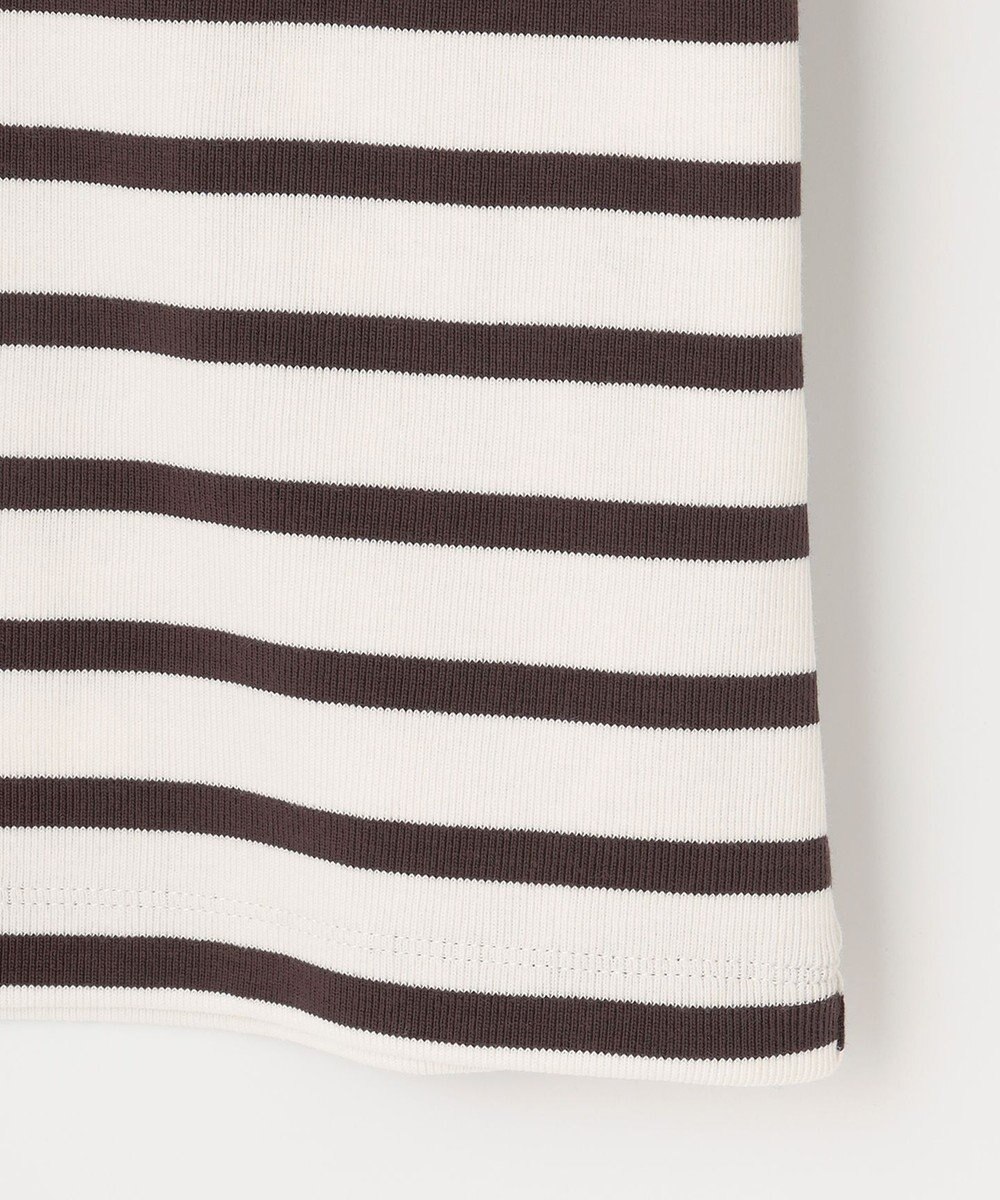 23区 L 【SLOW/洗える】ミドルフライスジャージー ロングTシャツ 