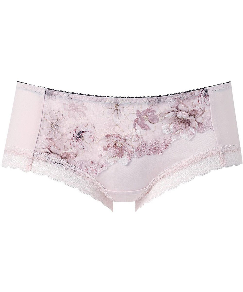 WACOAL ボーイレングス ショーツ 【リボンブラ 脇すっきり】 BXB443とペア はきこみ丈あさめ やわらかく伸びる(バック) レディース PXB643 /ワコール 