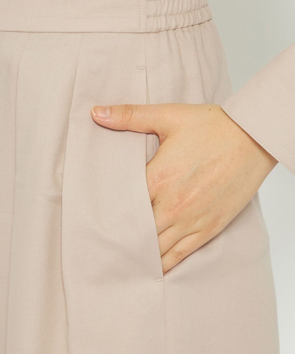 uncrave 【手洗い可】シャンブレー タック パンツ（uncrave WHITE） 