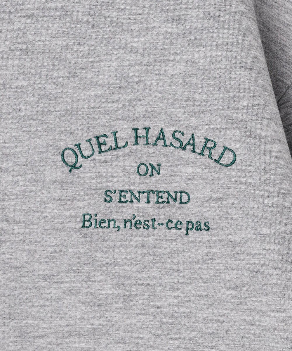 UNFILO BEAUTY FORM JERSEY 刺繍ロゴ プルオーバー 