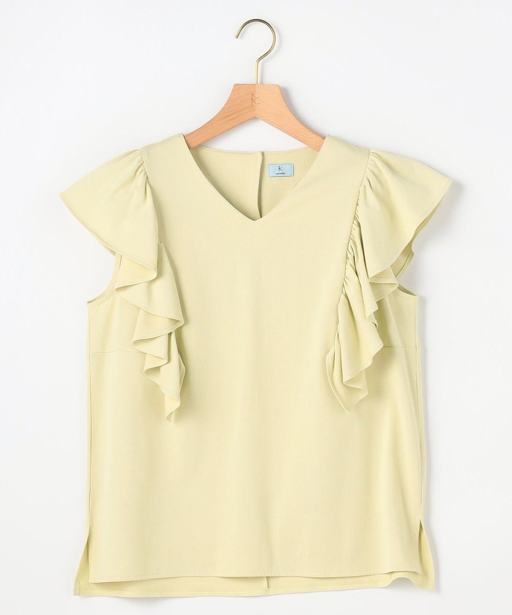 組曲 【先行予約】スウェットファンクションジャージー フリル袖カットソー 