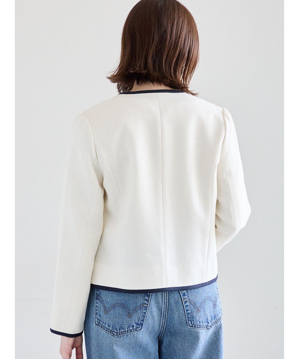 Te chichi ライトツイードバイカラージャケット《2026 spring catalog item》 