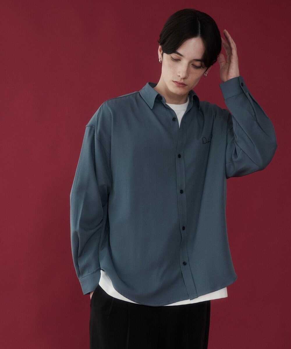 WEGO アムンゼンワンポイントBIGシャツ（LS） 