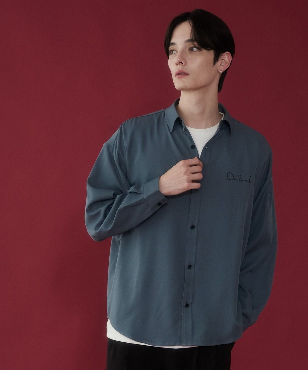 WEGO アムンゼンワンポイントBIGシャツ（LS） 