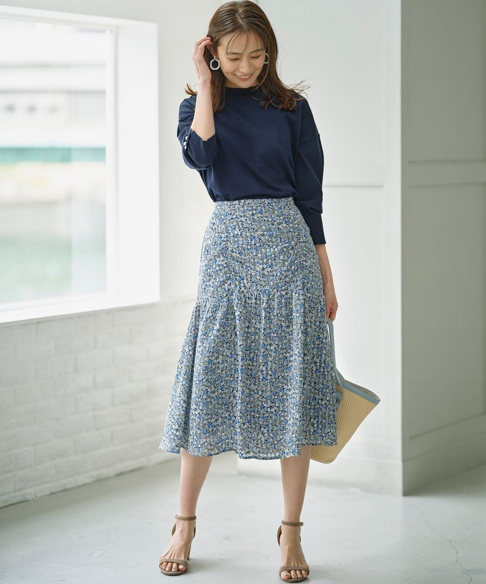 組曲 S 【WEB限定】コットンポリエステル リラクシーニット 