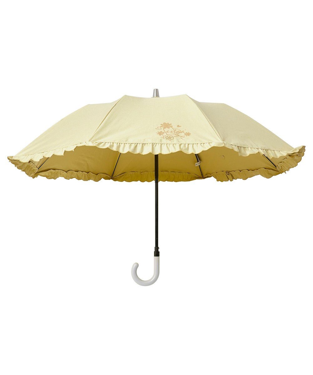 MOONBAT 【日傘】エスタ (estaa) Beauty shield折りたたみ傘フリル 