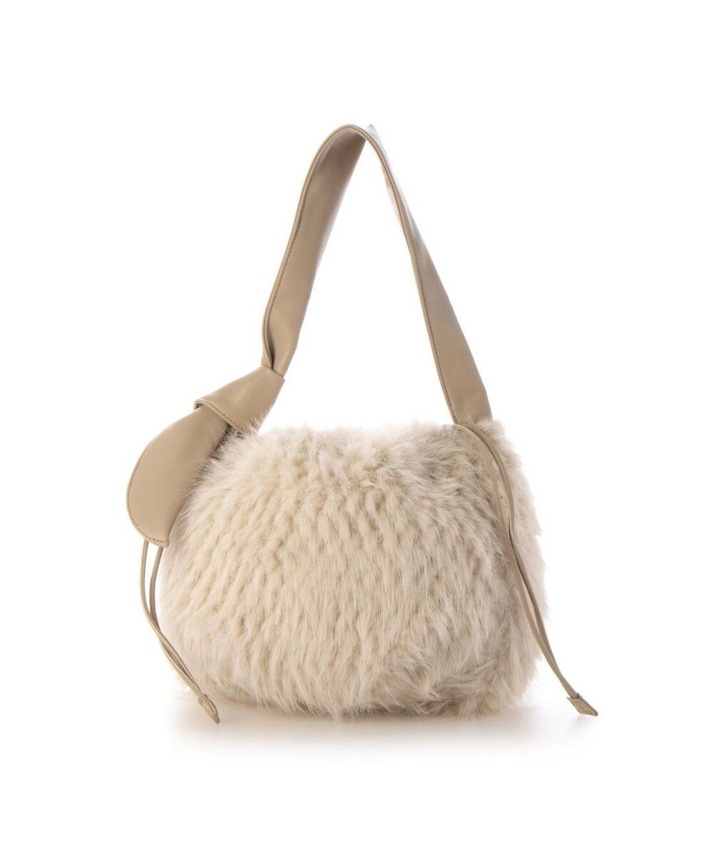 UNBILLION カシュカシュ cachecache / リボンハンドルエコファードロストトート 