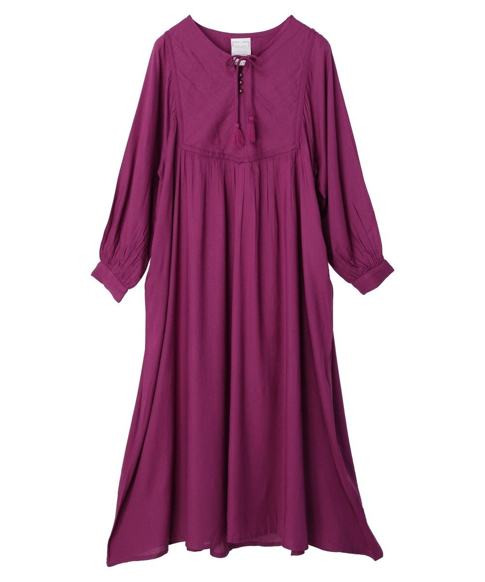 CRAFT STANDARD BOUTIQUE レーヨンキルト切り替えワンピース 