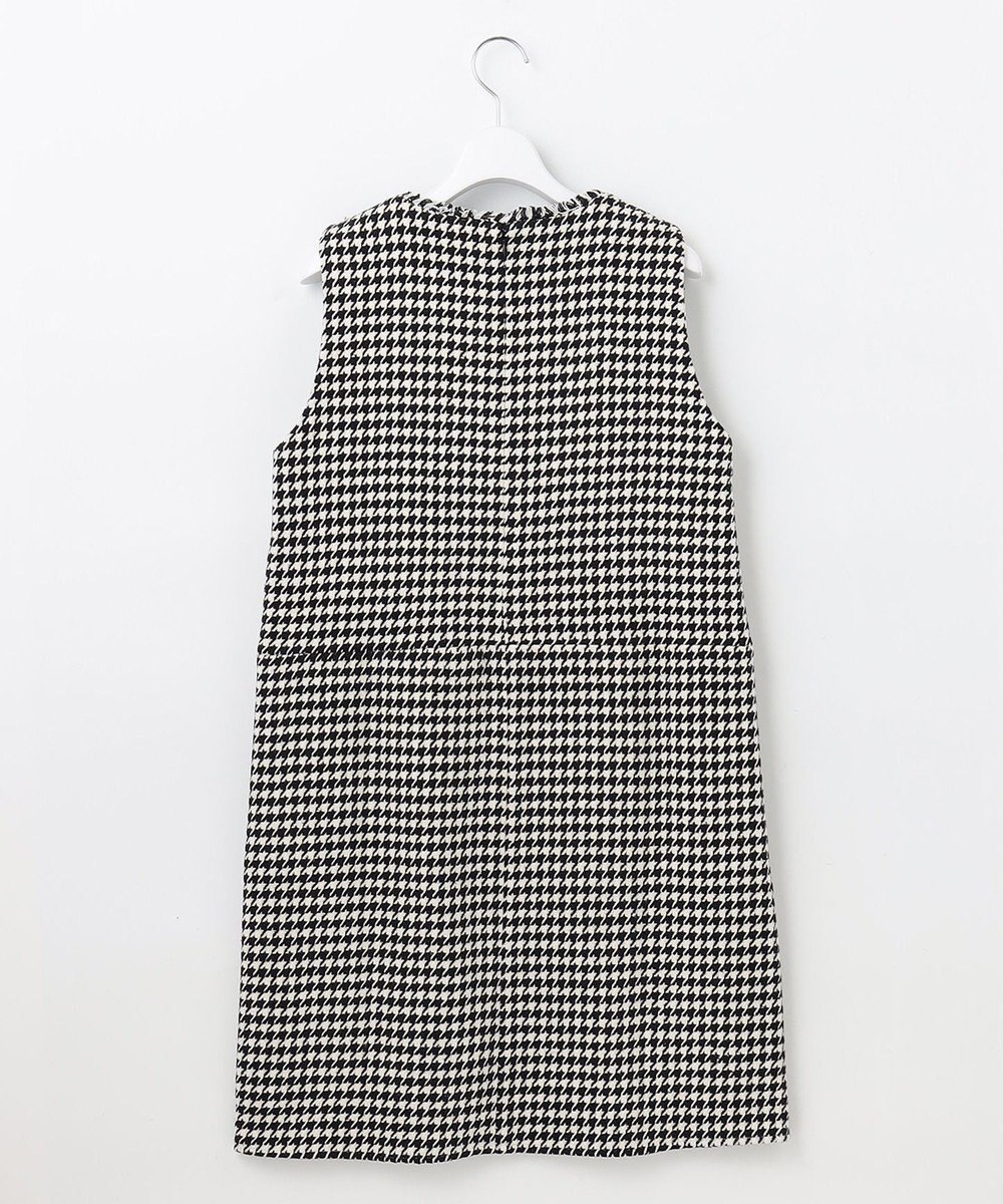 Feroux 【洗える】キーネックミディ ジャンスカ 