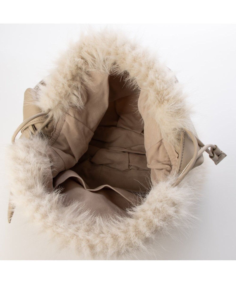 UNBILLION カシュカシュ cachecache / リボンハンドルエコファードロストトート 