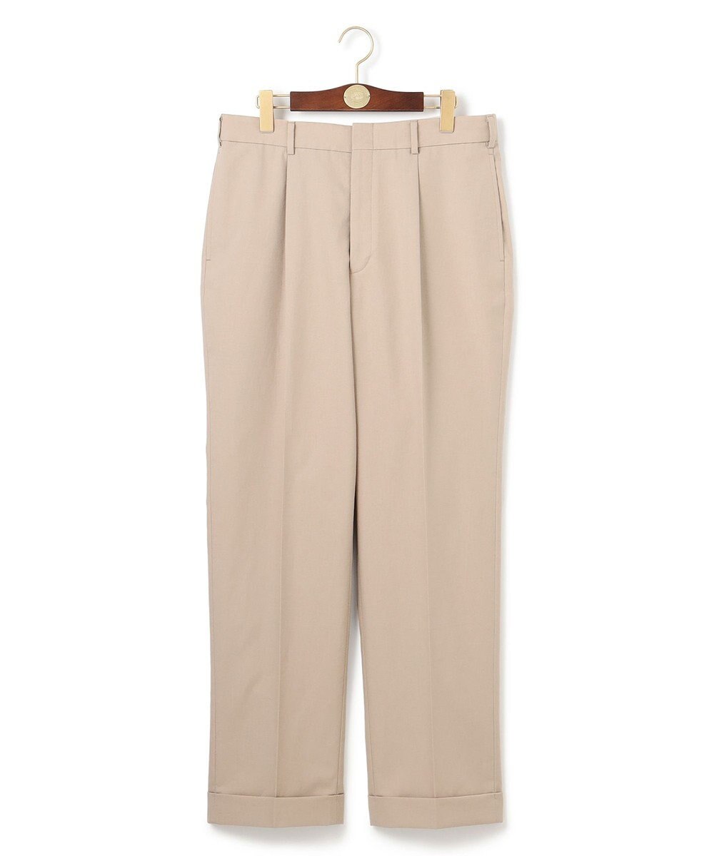 J.PRESS MEN 【J.PRESS ORIGINALS】Magic Cuba Wool Cotton Hopsack Spindle Piped stem１tuck / Made in Japan 