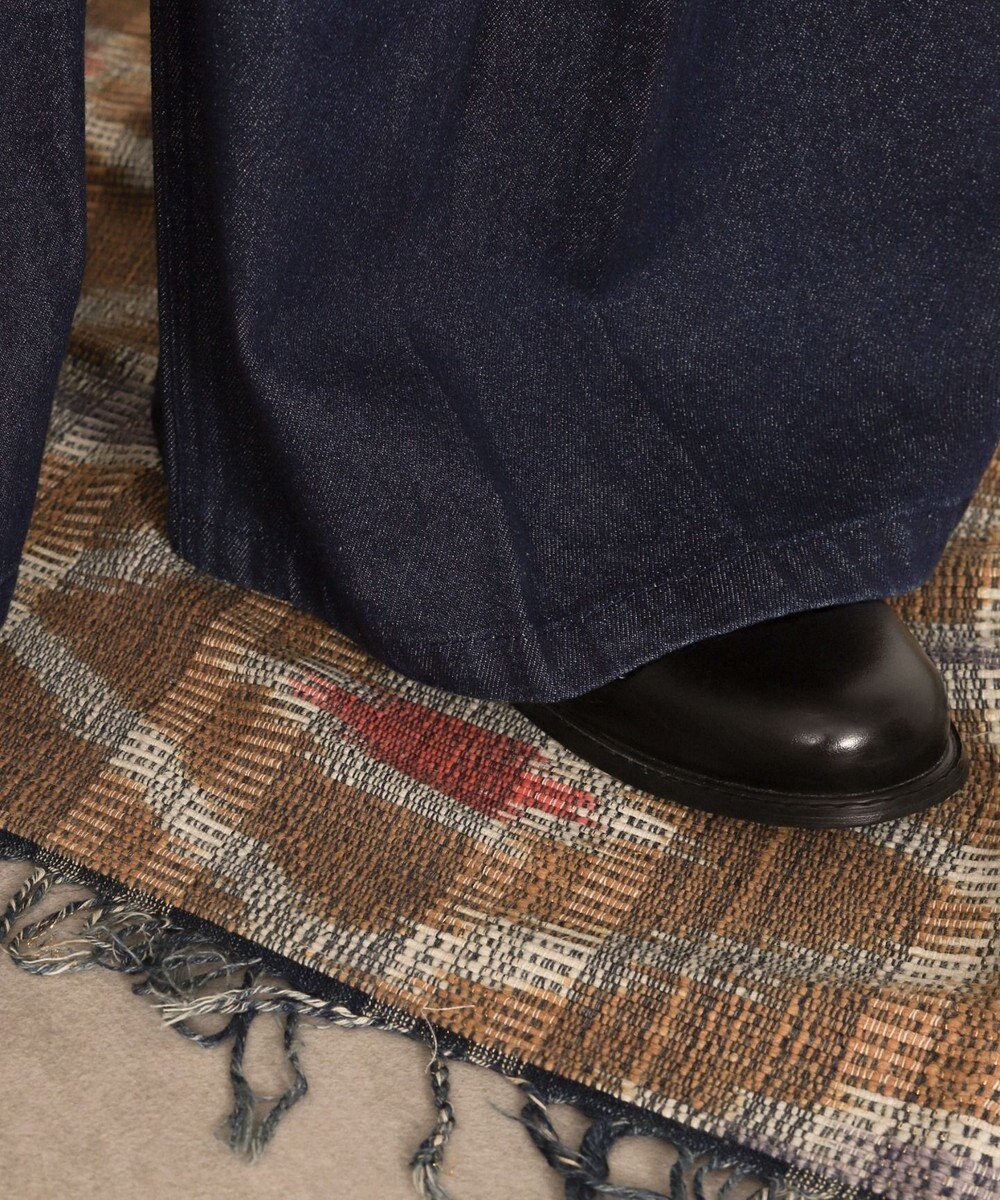 WEGO センタータックバギーフレアデニム 