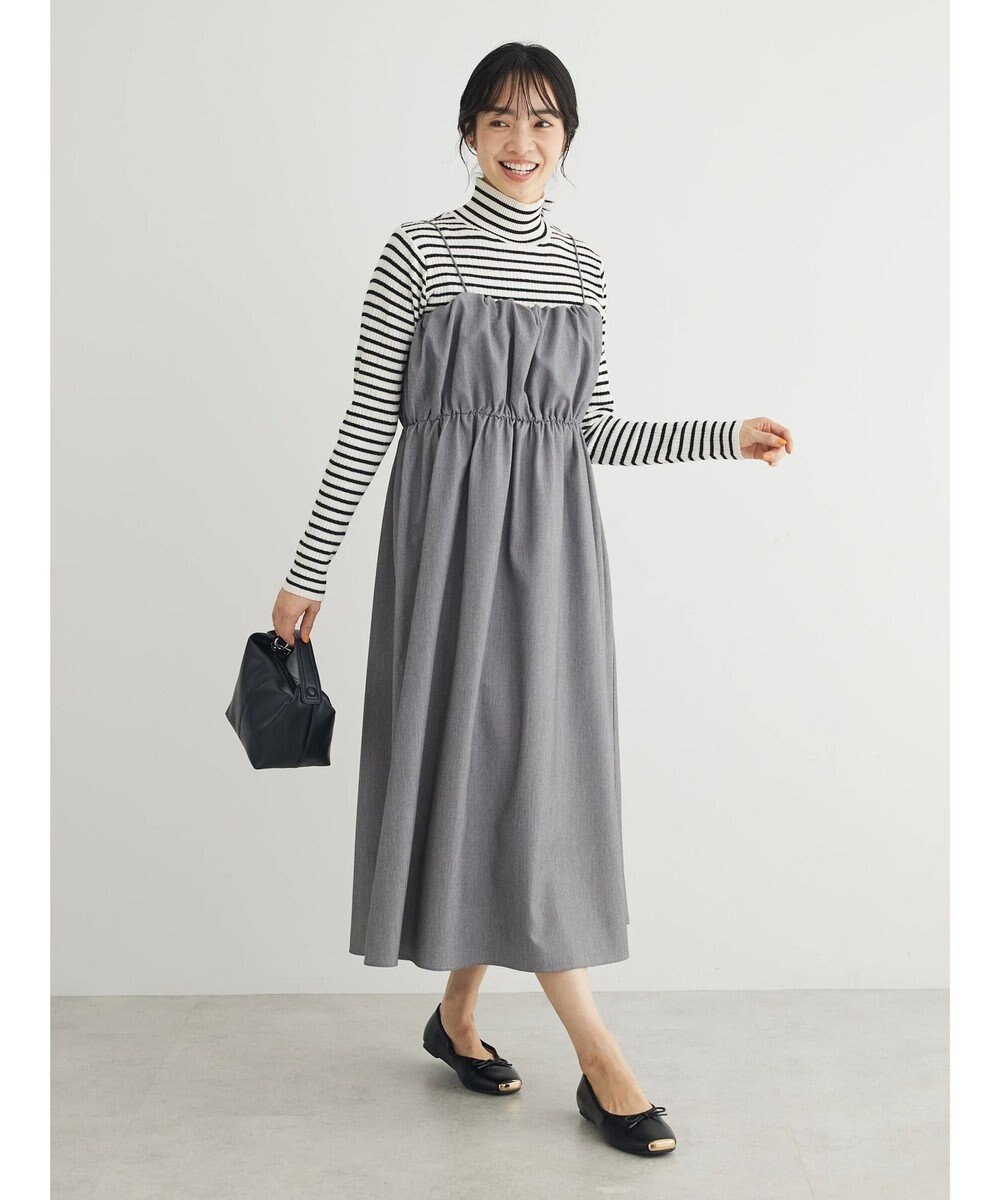 Green Parks ・ＥＬＥＮＣＡＲＥ　ＤＵＥ　ギャザーキャミワンピース 