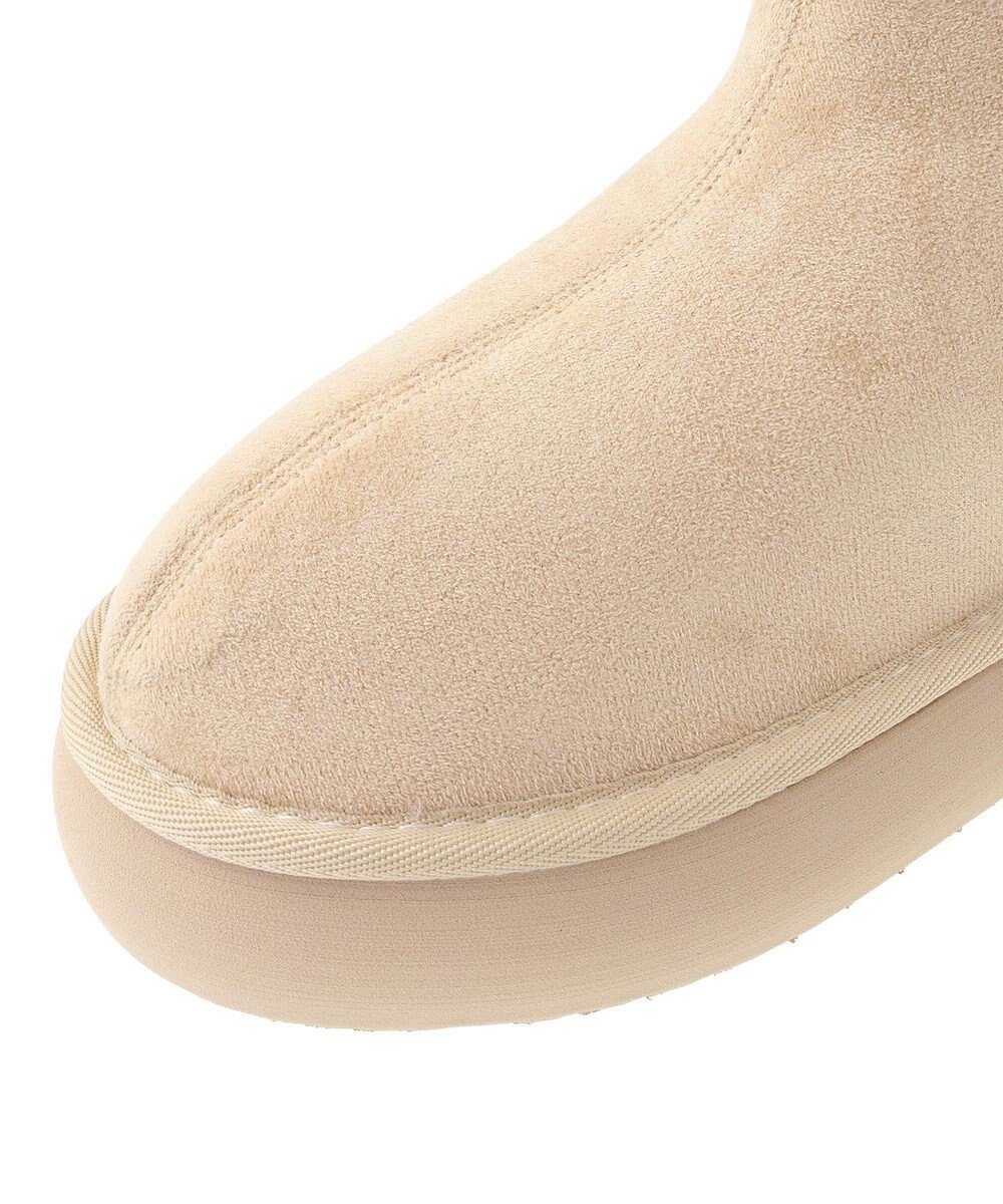 Green Parks ＲＵＰＩＳ．サイドゴア厚底ムートンブーツ 