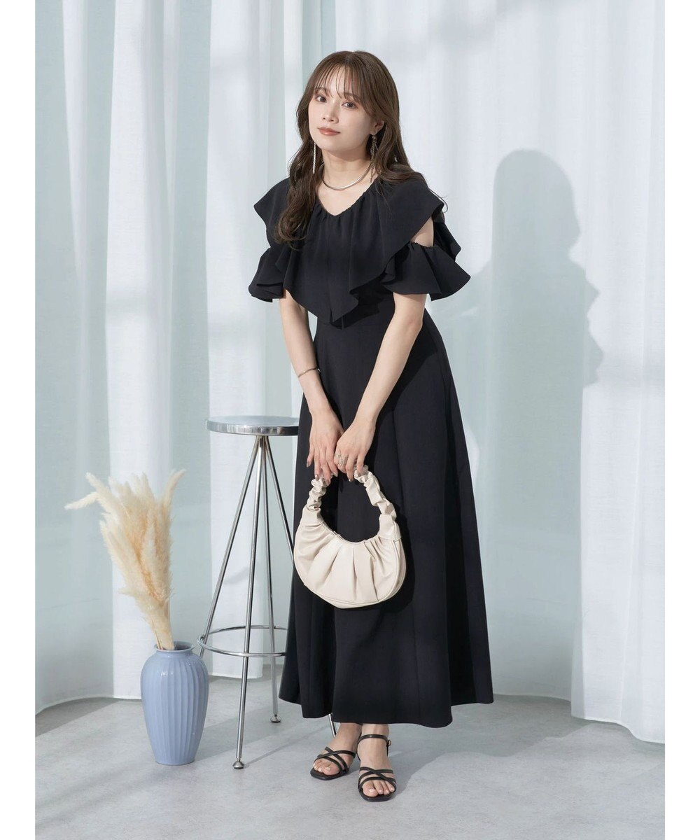 earth music&ecology ２ＷＡＹ　フリルスリーブワンピース 