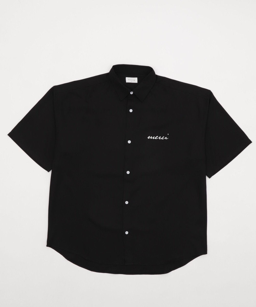 WEGO 【速乾/しわになりにくい/MLサイズ展開】アムンゼンワンポイントBIGシャツ（SS） 