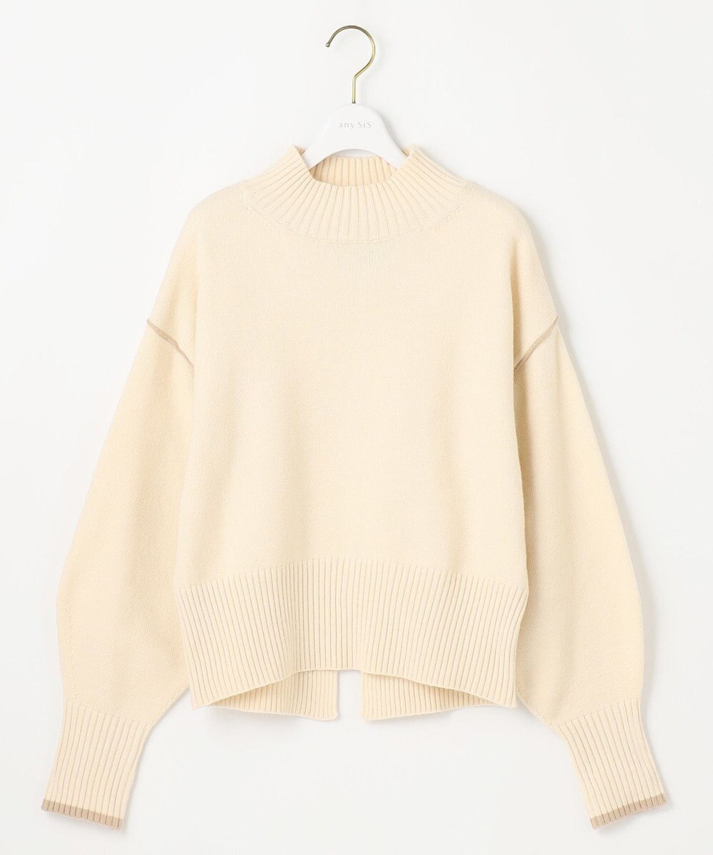 ANY SIS 【洗える・2SET】ボリューム ニット × スエードライク スカート セット 