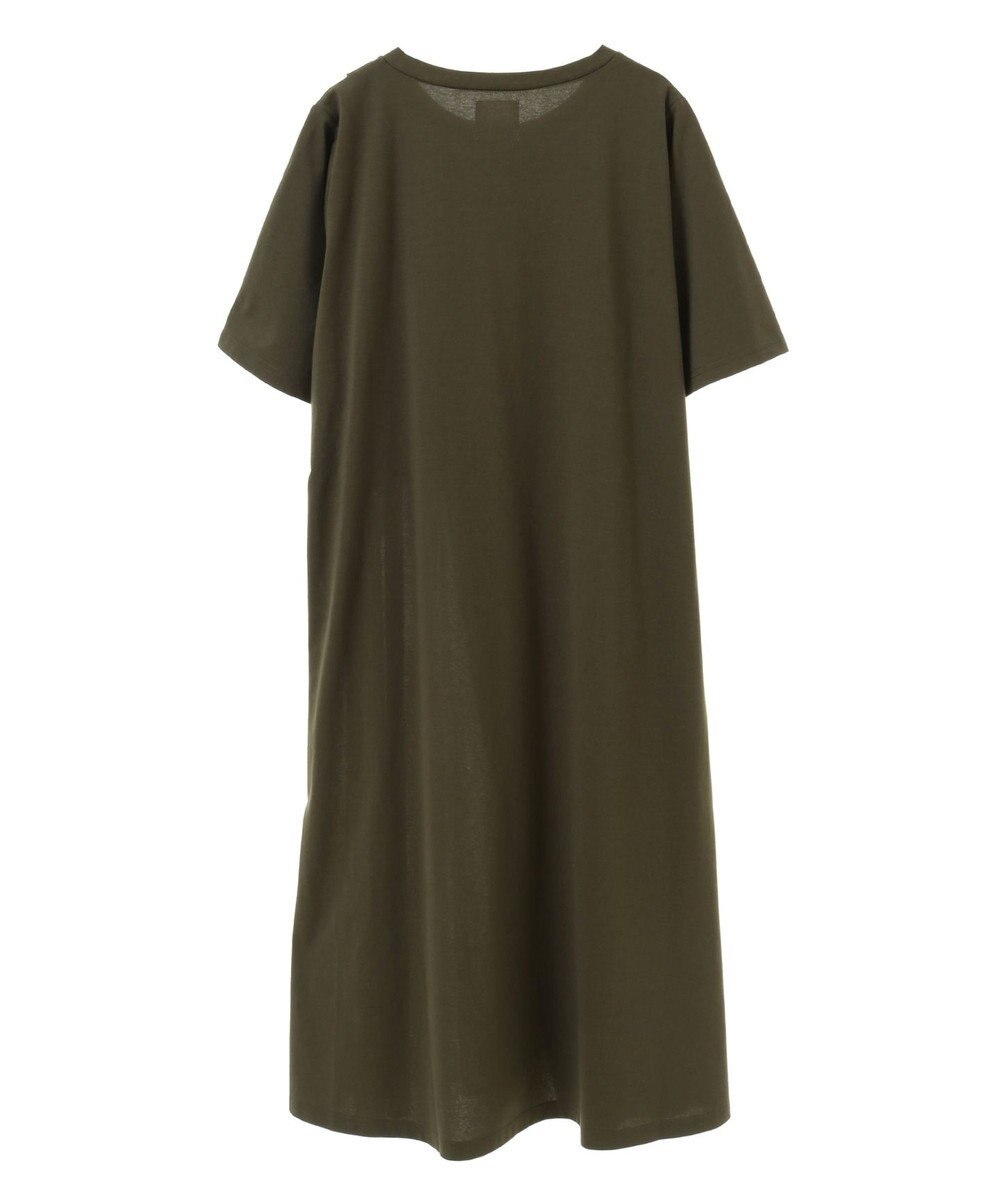 Green Parks 柄シアードッキングワンピース 